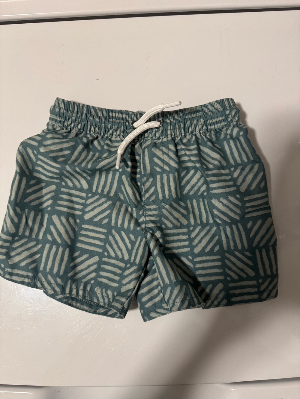 Swim Rash Guard and Swim Shorts Set - Sage Green - Picture 6 of 7